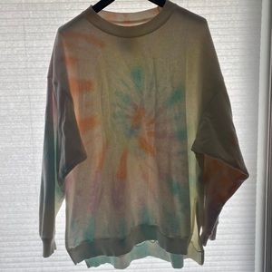 Oversized American eagle tie dye sweatshirt